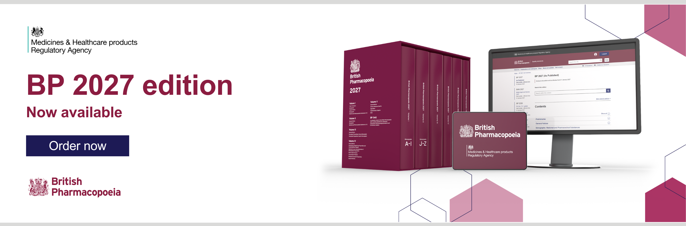 British Pharmacopoeia 2027 edition - Order now. British Pharmacopoeia 2027 edition - Order now.
